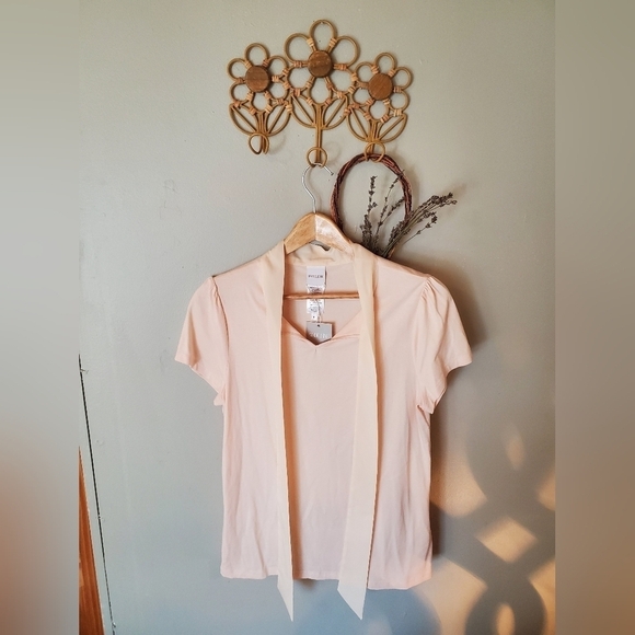 NWT Madeline Blush Pink Shirt - Picture 4 of 7